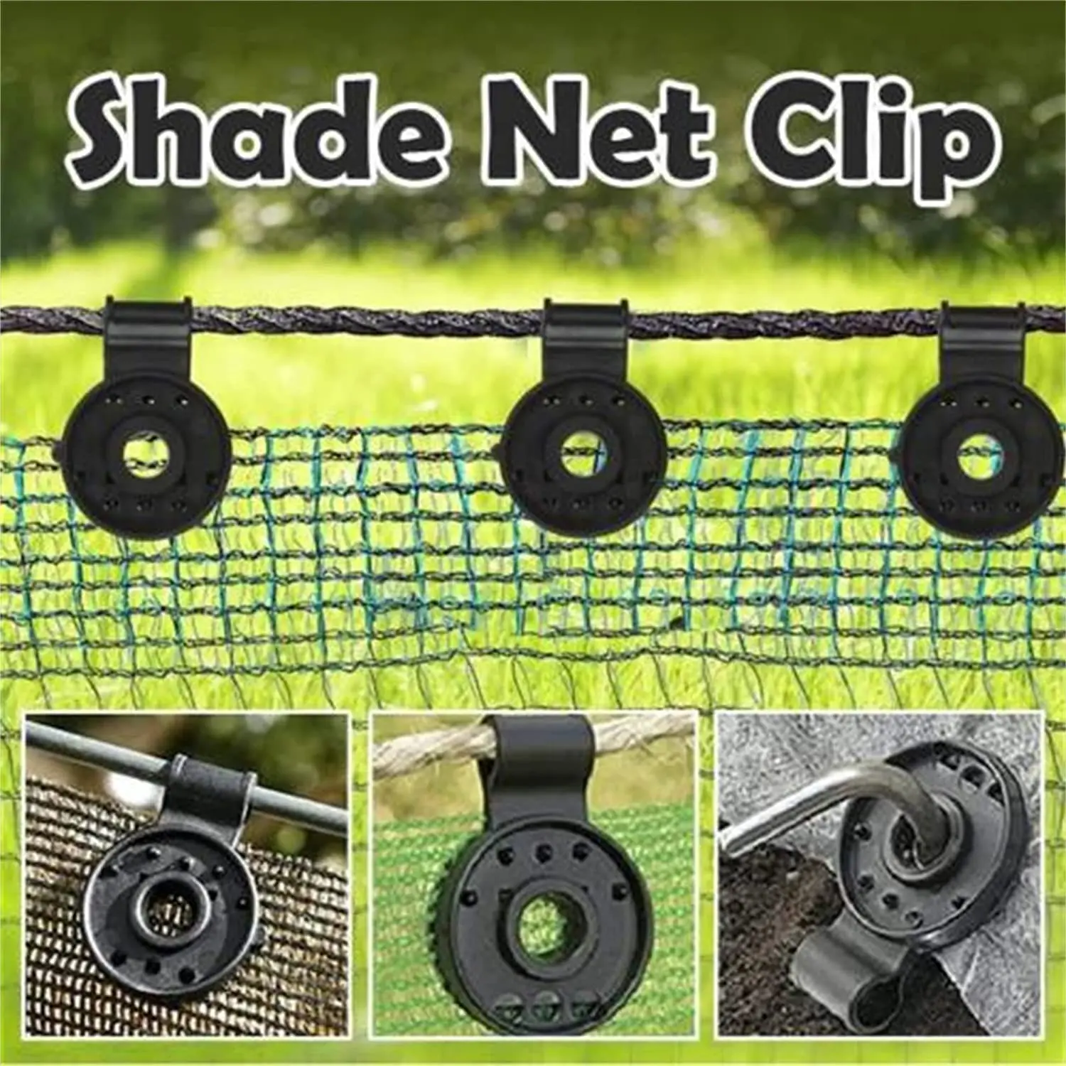 Shade Cloth Clips Shade Fabric Clamps Accessories Grommets For Net Mesh  Cover Sunblock Fabric In Garden Backyard Greenhouse - AliExpress
