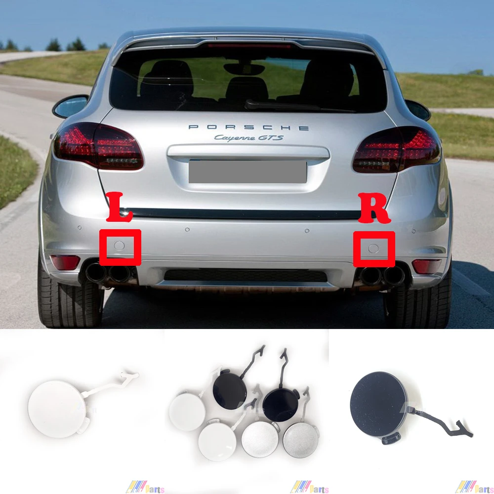 Battery Terminal Cover Engine Hood Hinge Cover Fit 11-14 L&R Porsche Cayenne 958 GTS S Turbo Base Sport REAR TOW EYE COVER CAP 95850544900 95850545000