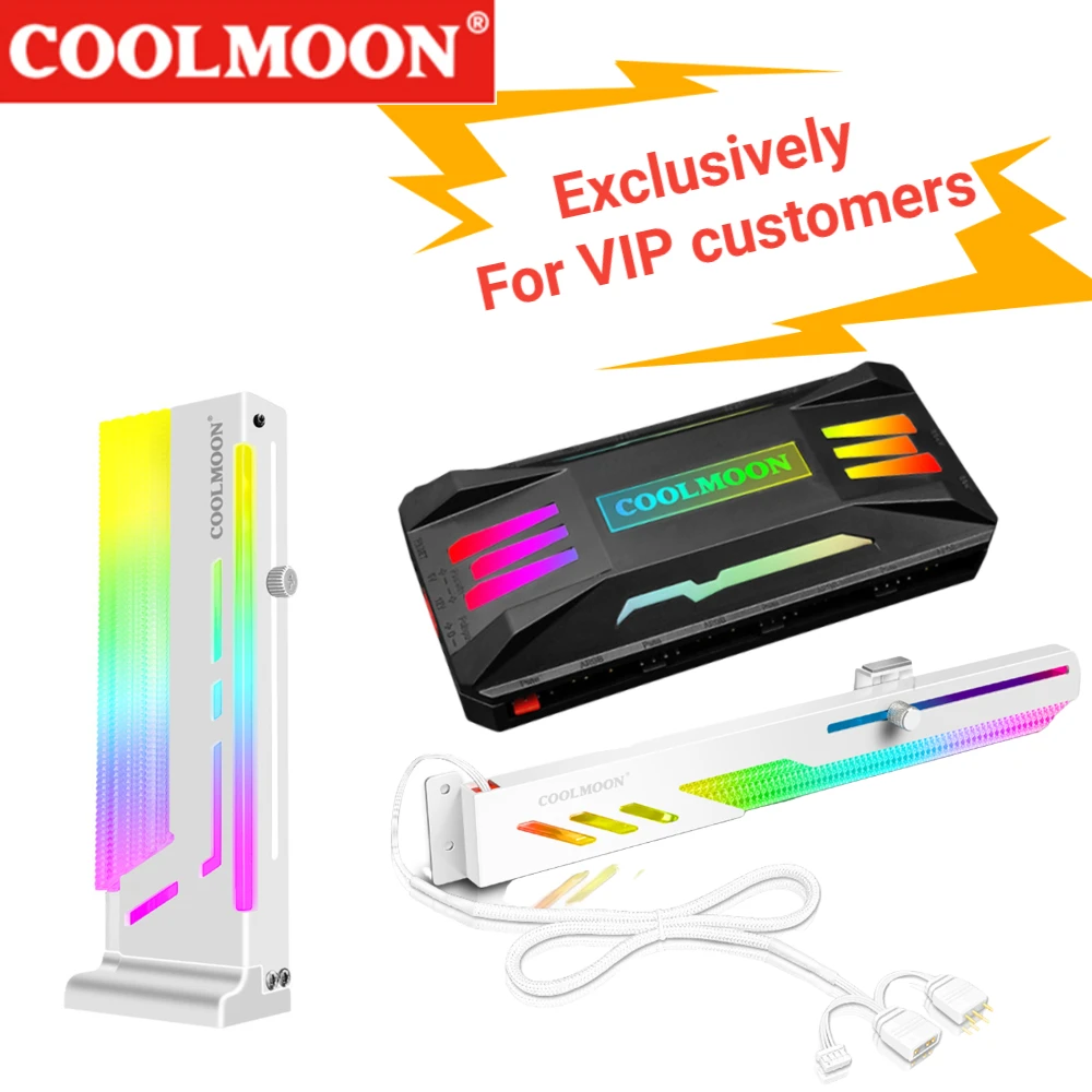 COOLMOON Computer Component Cooling Equipment And Tools Set Accessories Cooling Fan Control Wire Direct Sales Free Shipping