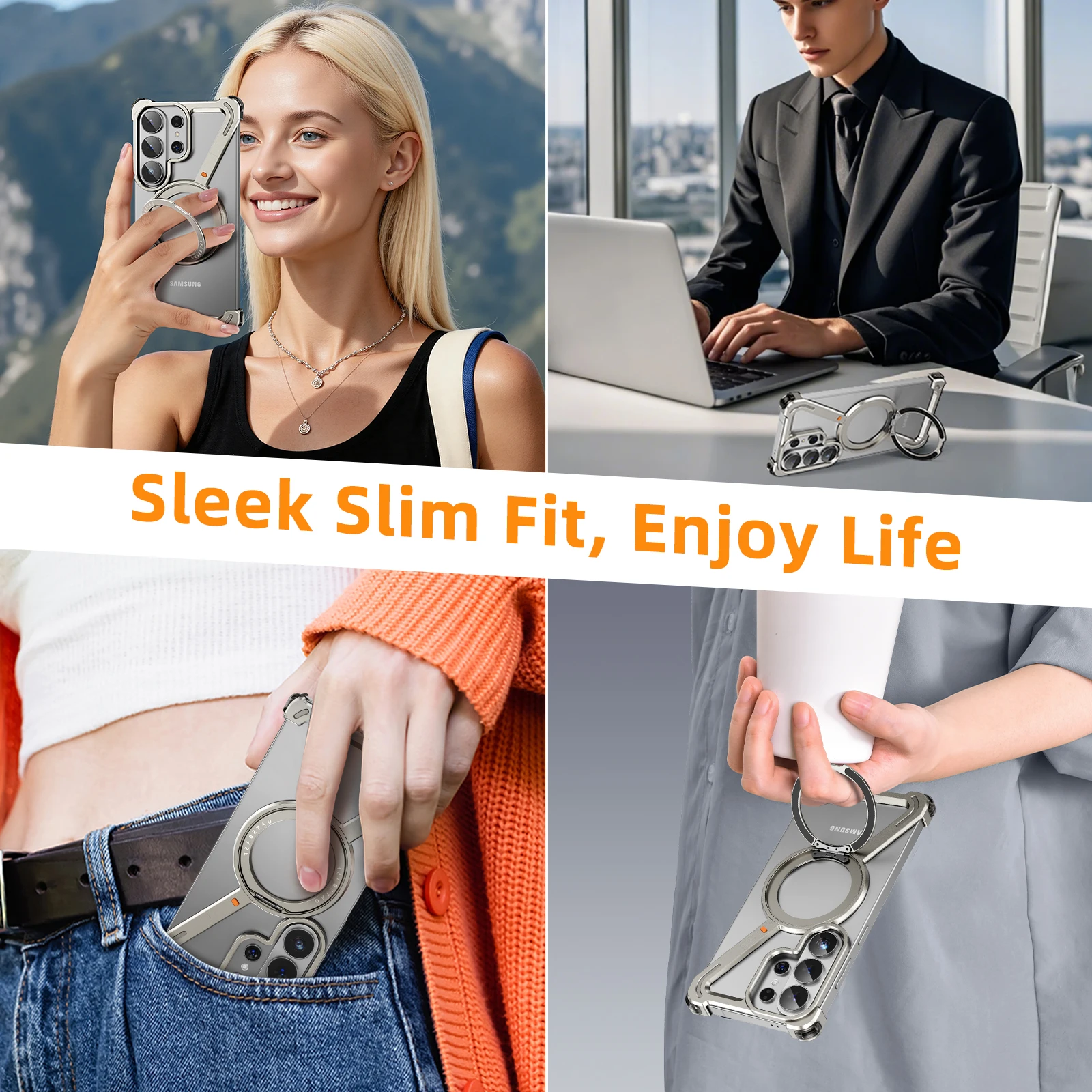 Oatsbasf لهاتف سامسونج جالاكسي S26 الترا حافظة معد...