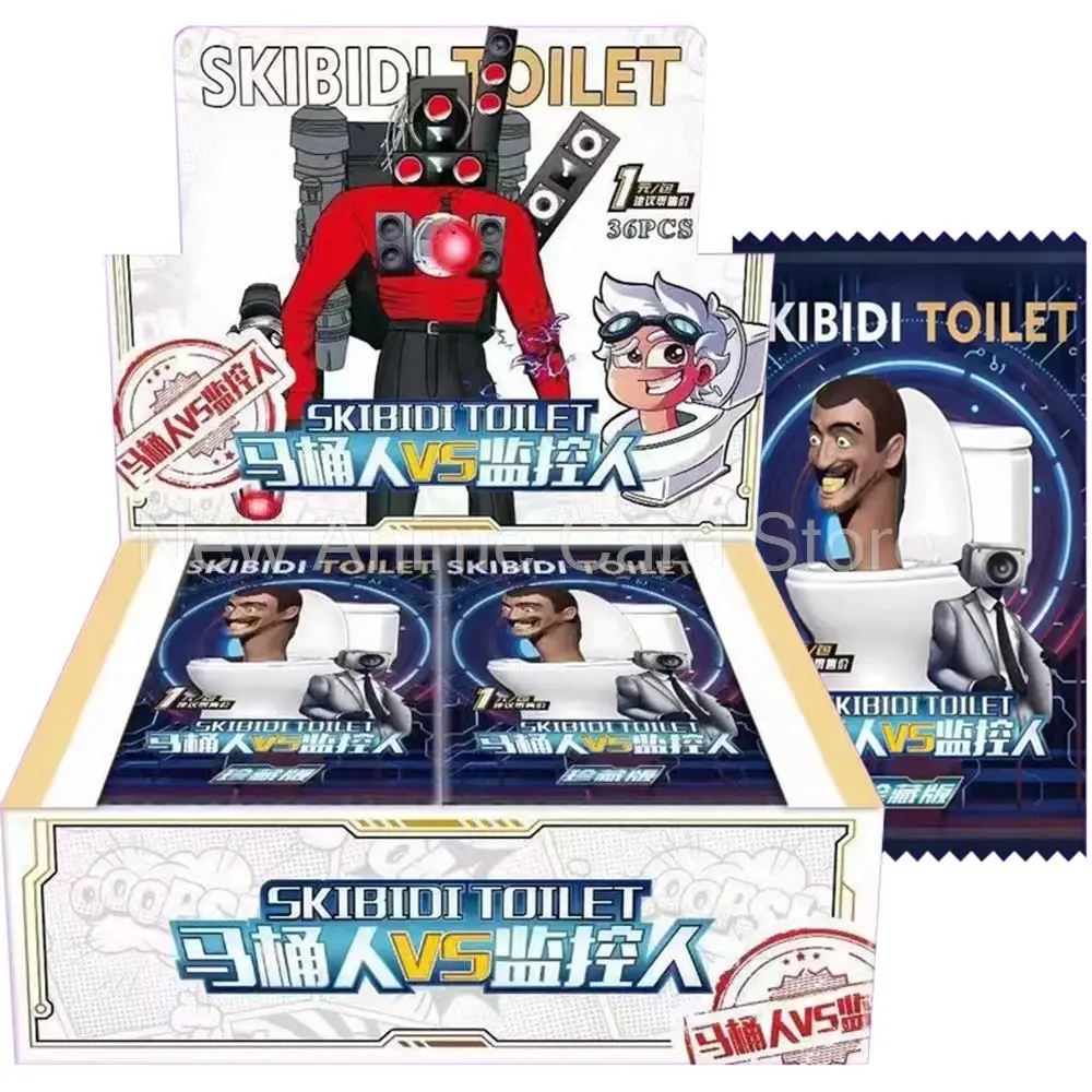 Cameraman Skibidi Vs Toilet Game Card Table Toys Skibidi Toilet Speakman Tv Man Titan Card Da Collezione Per Regali Di Compleanno Per Bambini