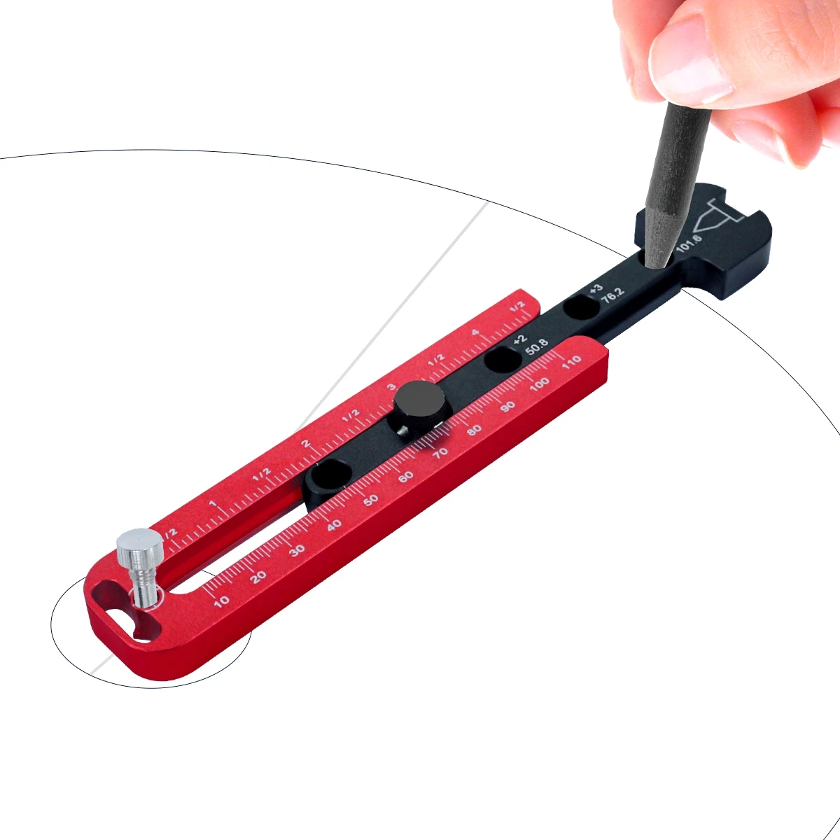 Taglierina Circolare Regolabile TKXJRY - Diametro 2-20 Cm, Con 2 Lame, Per Carta E Cartoncino Fai Da Te - Foto 7