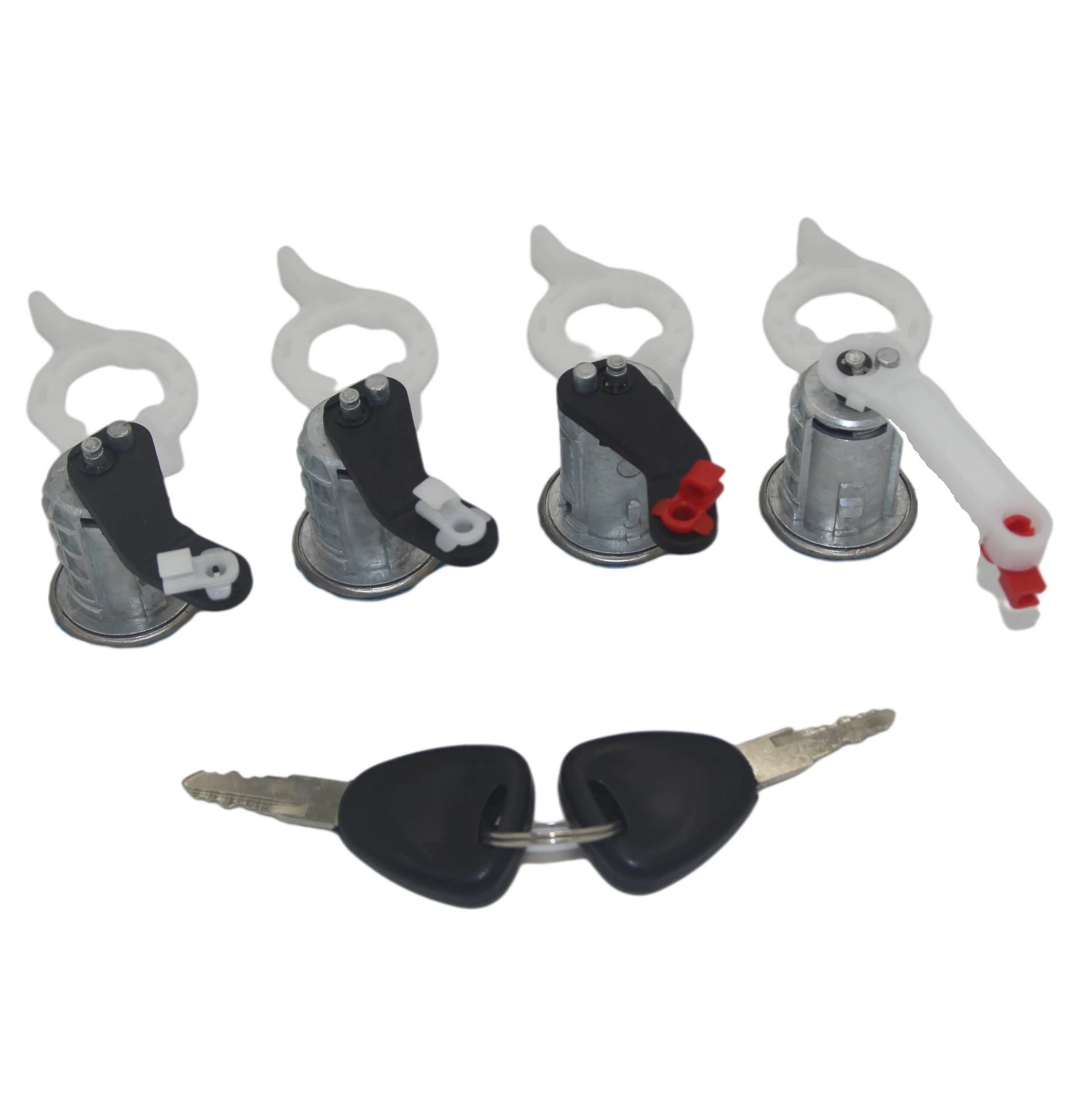 Renault Master II Megane Vauxhall Movano Nissan Interstar 4pcs 풀 세트 도어록 배럴 AL146 7701470944