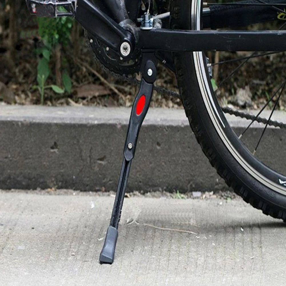 주차 지원 스탠드 조절식 킥스탠드 자전거 타기용 휴대용 MTB 로드 자전거 사이드 알루미늄 합금 사이클링 부품