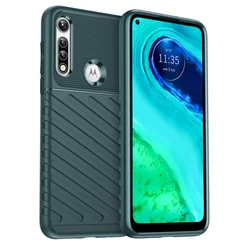 Premium Shockproof Silicone Phone Case - Sleek Protection for Moto G Fast (Emerald Green)