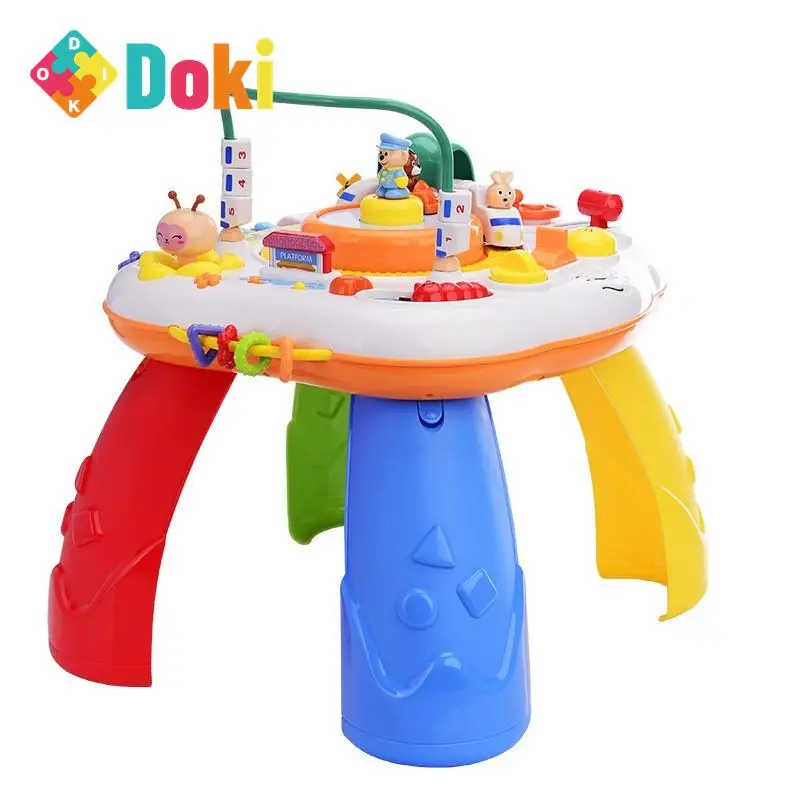 

DokiToy Harmony Chinese English Bilingual Learning Table Early Childhood Education Game Table Baby Toy Table New Drop Shopping