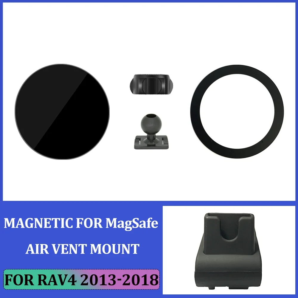 Magnetic Car Mobile Phone Bracket For Toyota RAV4 For MagSafe Air Vent Phone Charger Support Holder Toyota RAV4 ACCESSORIES