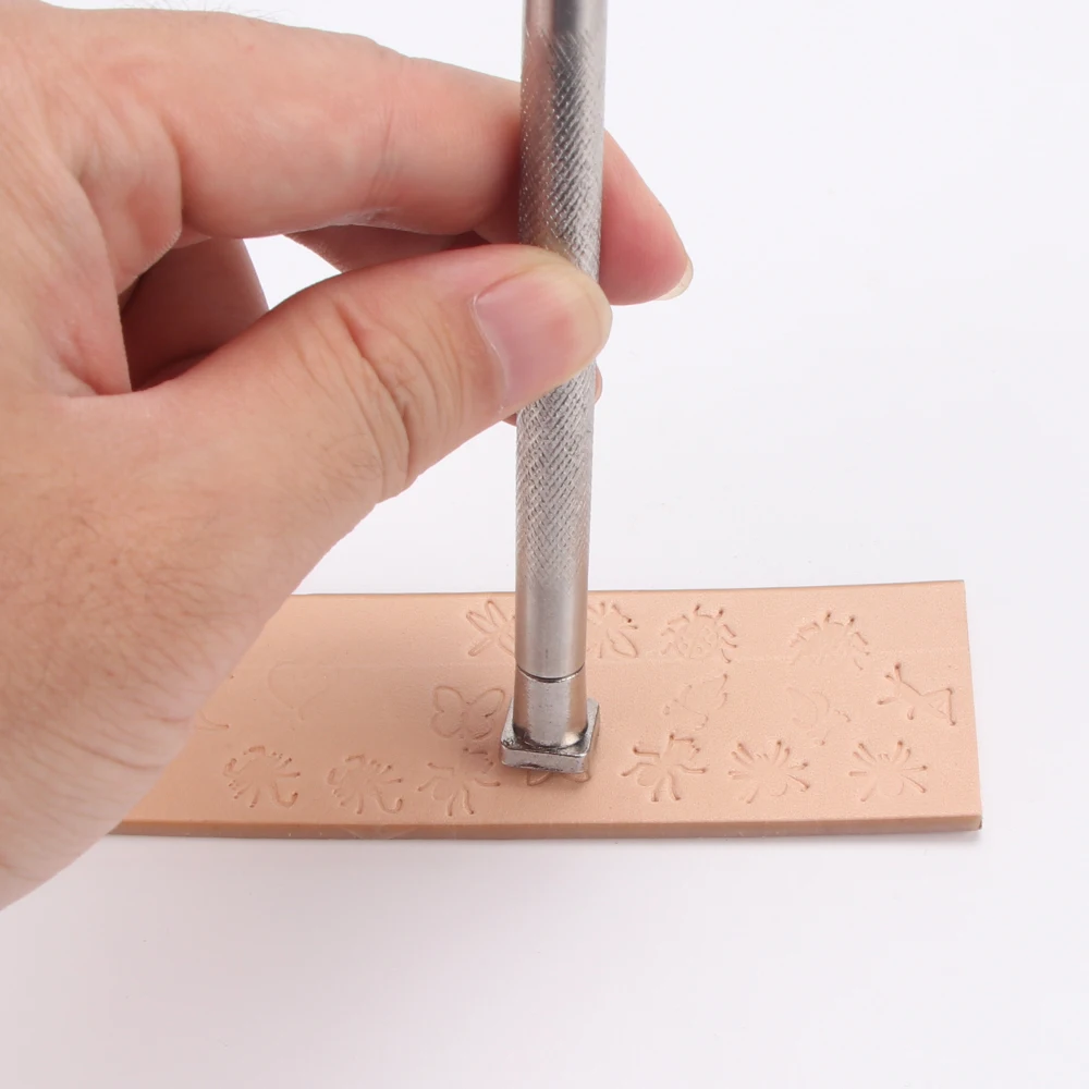 Metal Punch Stamp Set Leather Craft Tool 8 PCS leather craft stamps leather letter punch