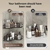 Hole-Free Bathroom Storage Rack Toilet Toilet Wall-Mounted Tripod Bathroom Sink Wall Storage Rack 4