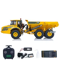 RTR 1/16 A40G RC Hydraulic Articulated Truck Light Sound Double E Toy Metal Radio Control Dumper Truck Car Tipper Gift TH23143 2