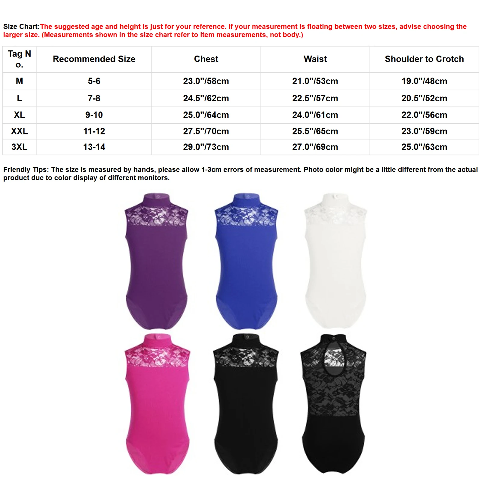 Kids Long Sleeve Ballet Bodysuit Leotard White Girls Ballerina Dance Costume