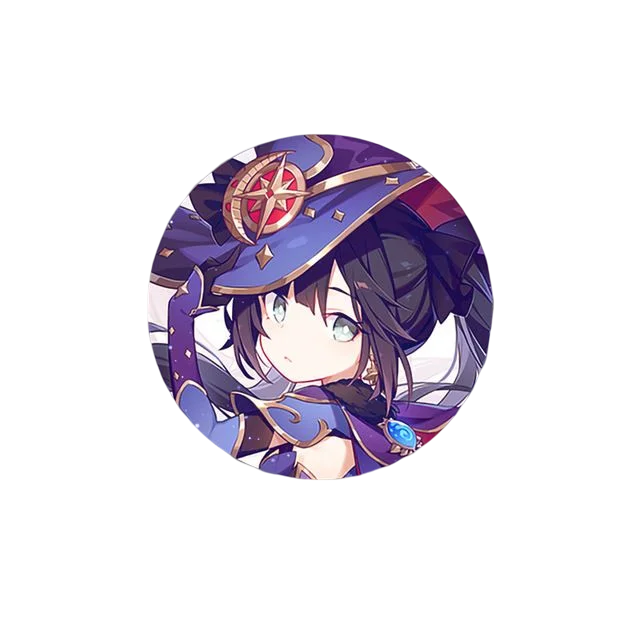 58mm Game Genshin Impact Brooch Pins Anime Badge Cosplay Ganyu Xiao Zhongli  Accessories For Clothes Backpack Decoration Gift Mona