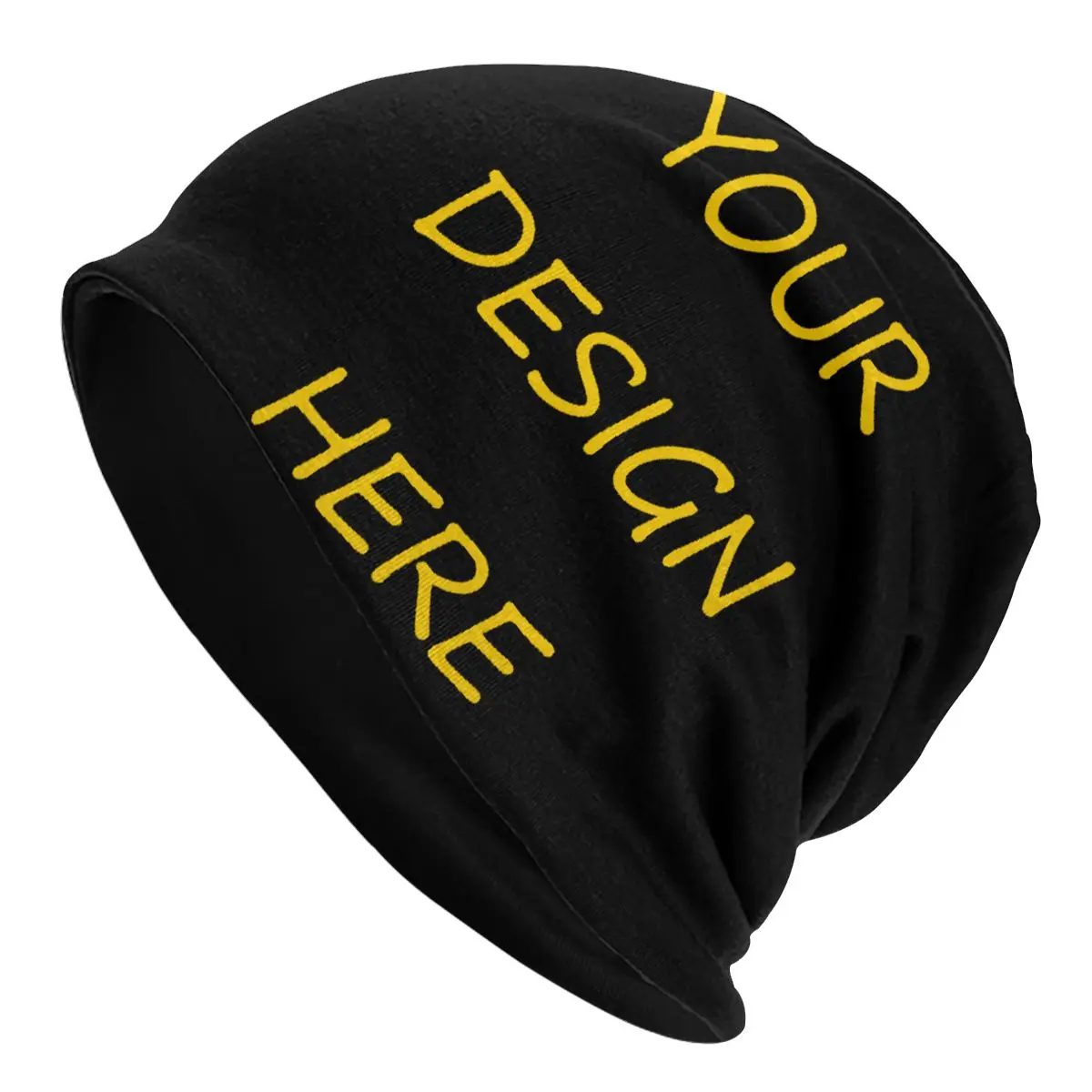 

Custom Your Photo Logo Text Print Beanies Caps Men Women Streetwear Winter Warm Knit Hat Adult Your Design Here DIY Bonnet Hats