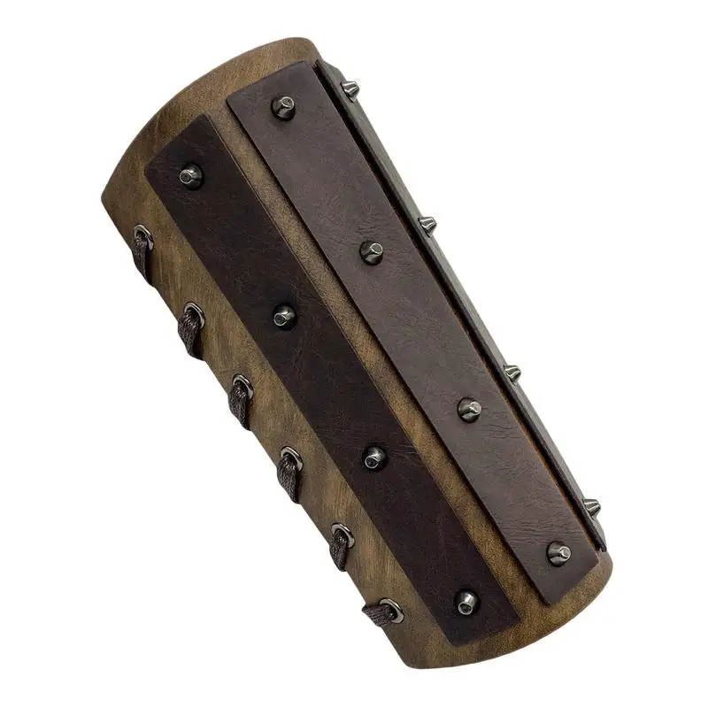 

Нарукавники для косплея из искусственной кожи, нарукавники, эпохи Возрождения, винтажные нарукавники, костюм с длинными заклепками, удобные для косплея