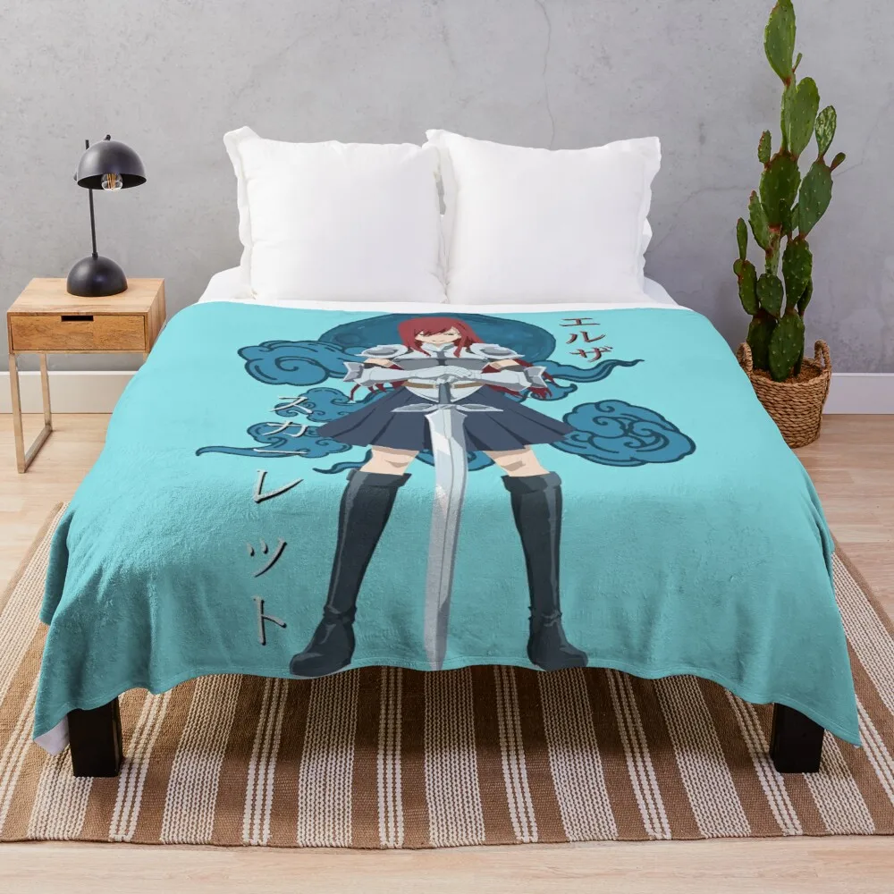 

Erza Scarlet Heart Kreuz - Fairy Tail Throw Blanket Soft Plaid