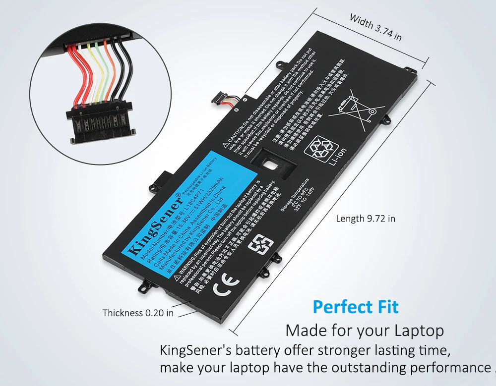 X1 Carbono 7 ° 2010 bateria