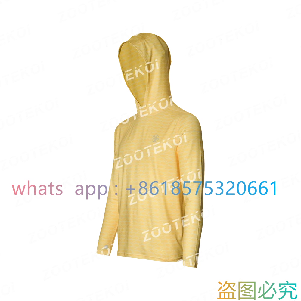 Googan Squad Men Long Sleeve Fishing Clothing Hooded Quick Dry Fishing Shirts Camisa De Pesca Performance Hoodie