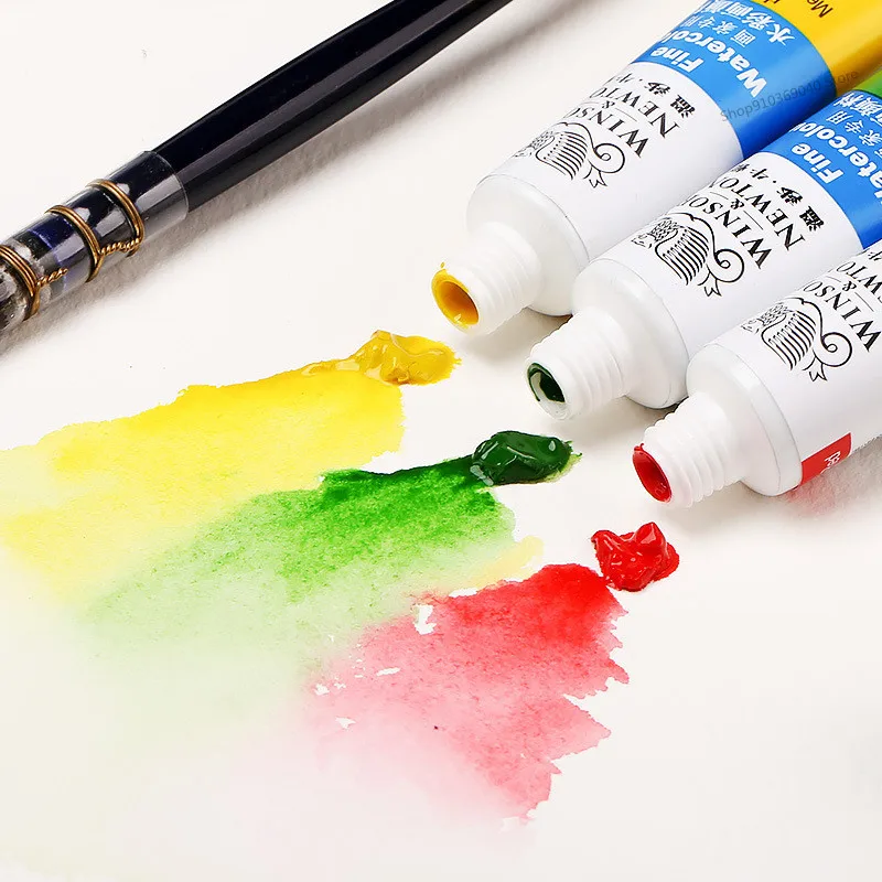 Windsor & Newton プロフェッショナル水彩絵具 24色＋筆 Winsor＆Newton プロフェッショナル ウォーターカラー