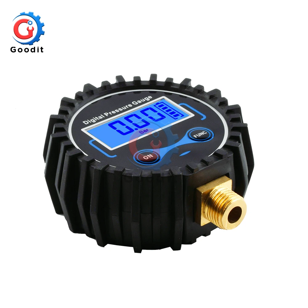 High-Accuracy Digital Tire Pressure Gauge with LED Display and Light
