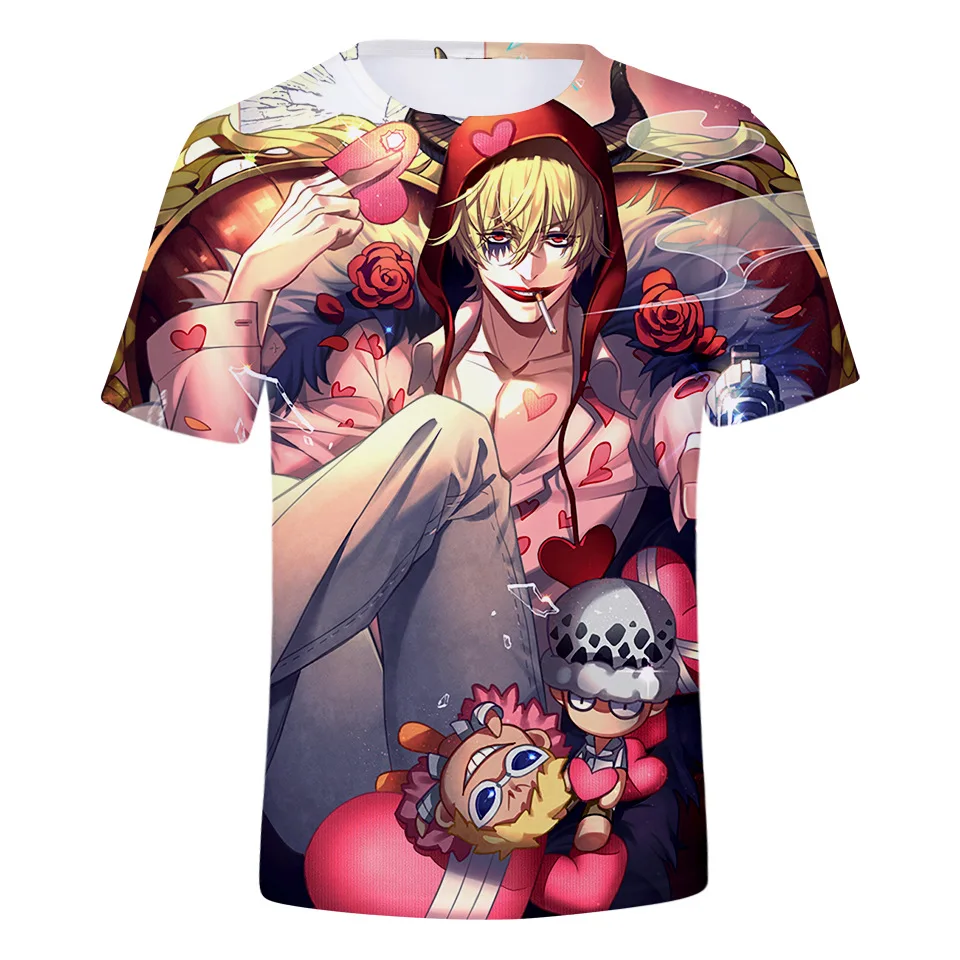 Camiseta masculina Sanji Anime One Piece Desenho Arte Camisa Blusa