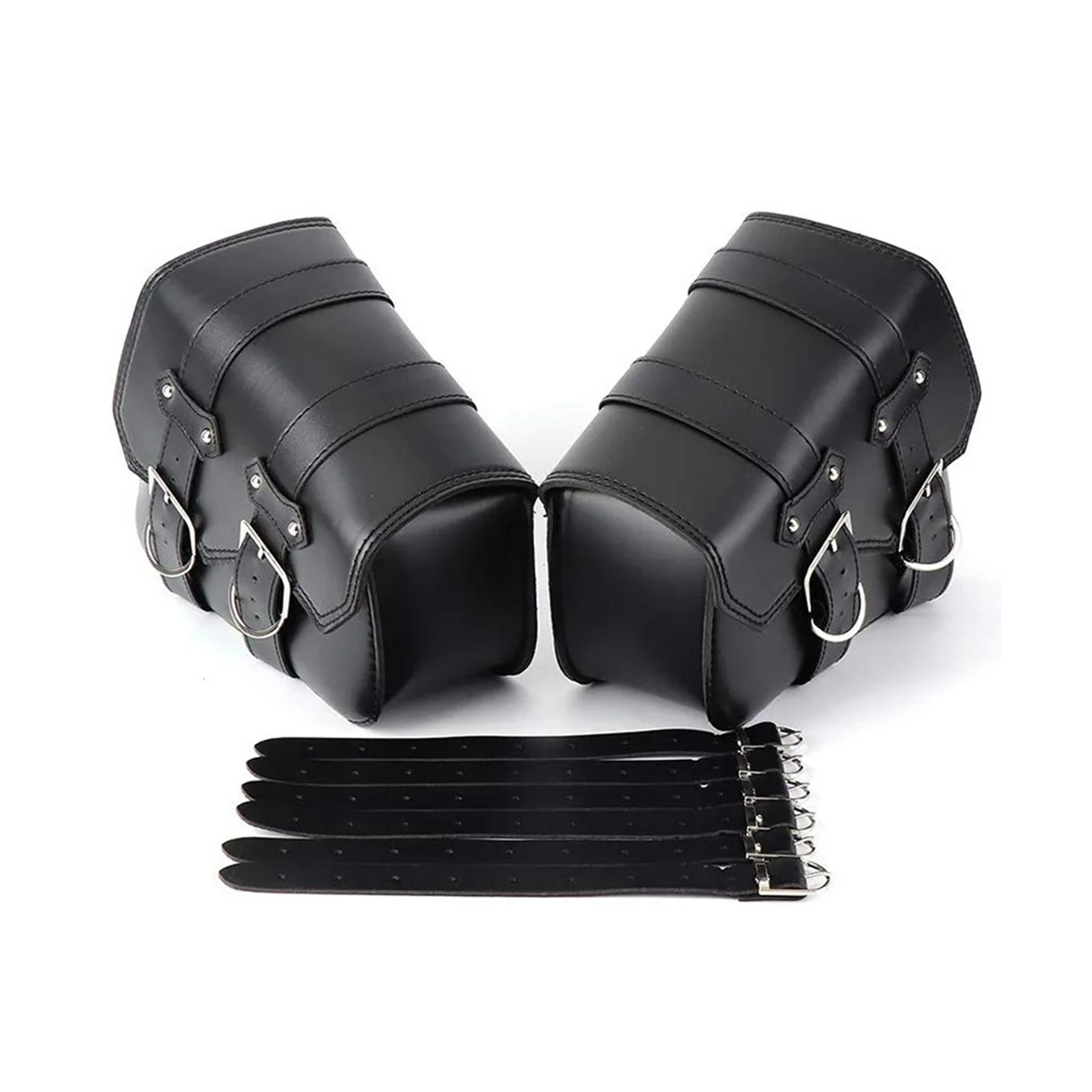 

For Motorbike Conversions Motorcycle Side Cases Side Bags Toolkit Triple-Cornered Side Bag Waterproof Black