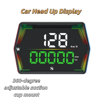Display GPS per auto HUD con tachimetro digitale per auto e camion con avvisi di velocità e regolazione automatica della luminosità 5V Visualizzazione della velocità