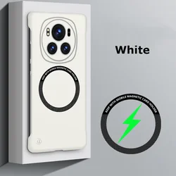 Custodia Bumper Shockproof in PC Matte senza Cornice con Compatibilità MagSafe