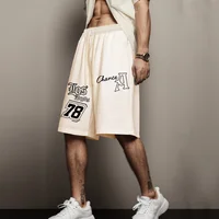 Los Angeles Print Shorts Summer Jogging Soft Loose Sports Shorts Comfortable Fashion High Street Casual Sweatpants Men's Shorts 2