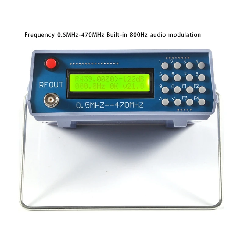 고주파 신호원 Rf 신호 발생기, 0.5-470Mhz Fm Fm 워키토키, Rf 신호 발생기 테스터, 새 버전, 1 개