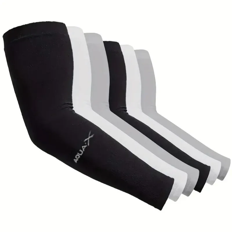 3 Pairs Cooling Breathable Arm Sleeves Anti‑UV Sun Protection Covers For Men Women Driving Golf Cycling Sports product image