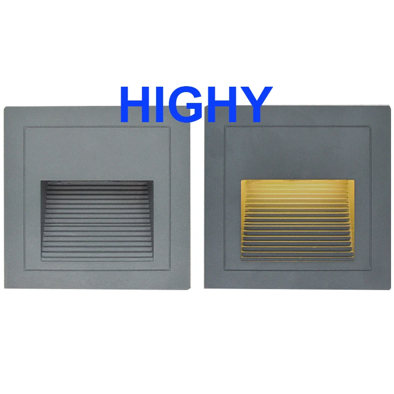 5W IP65 LED Stair Light Step Light Recessed buried lamp indoor/ outdoor Waterproof Staircase Step lights AC85-265V