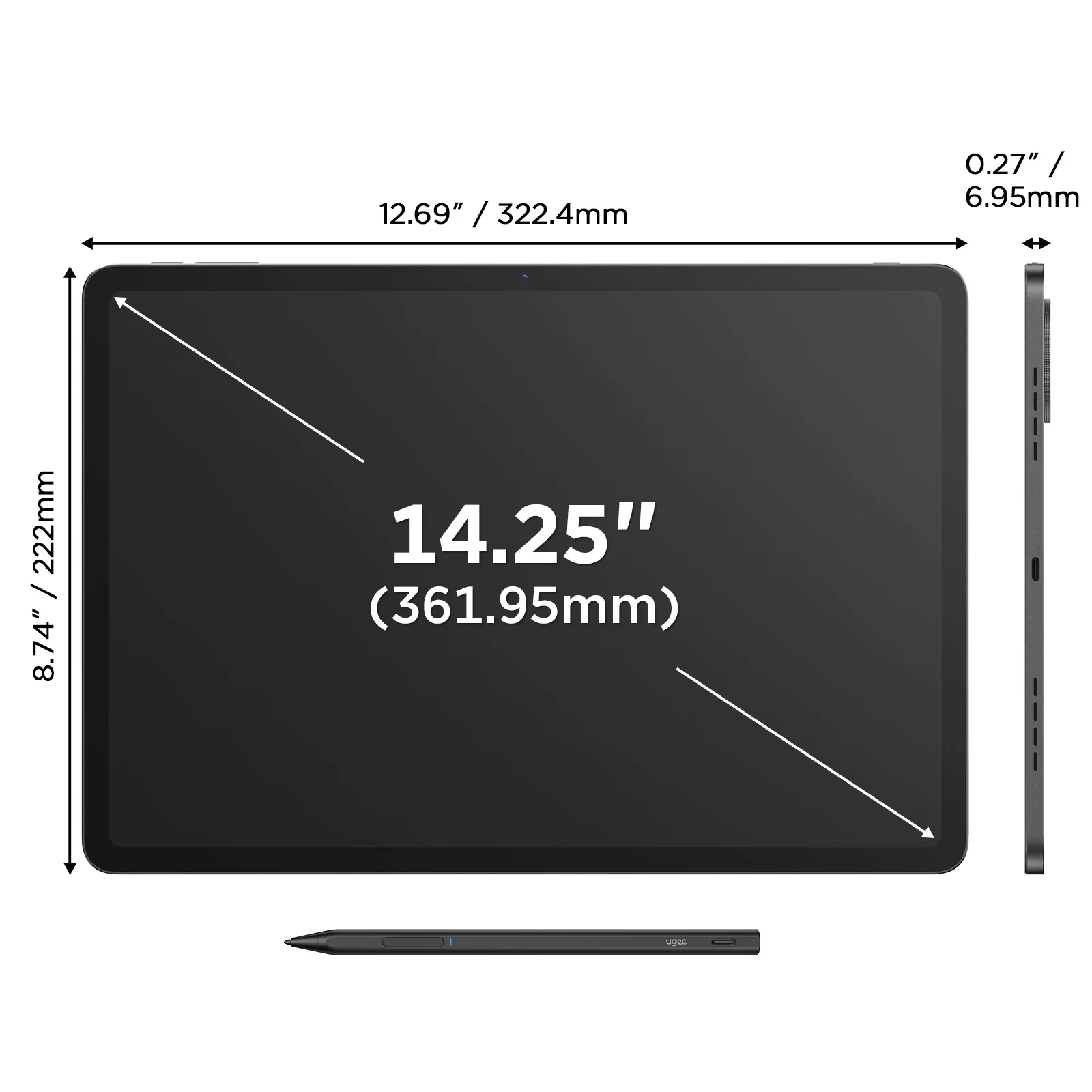 UGEЕ UT3 Fun Drawing Pad графический планшет 14.25 дюймов | AliExpress