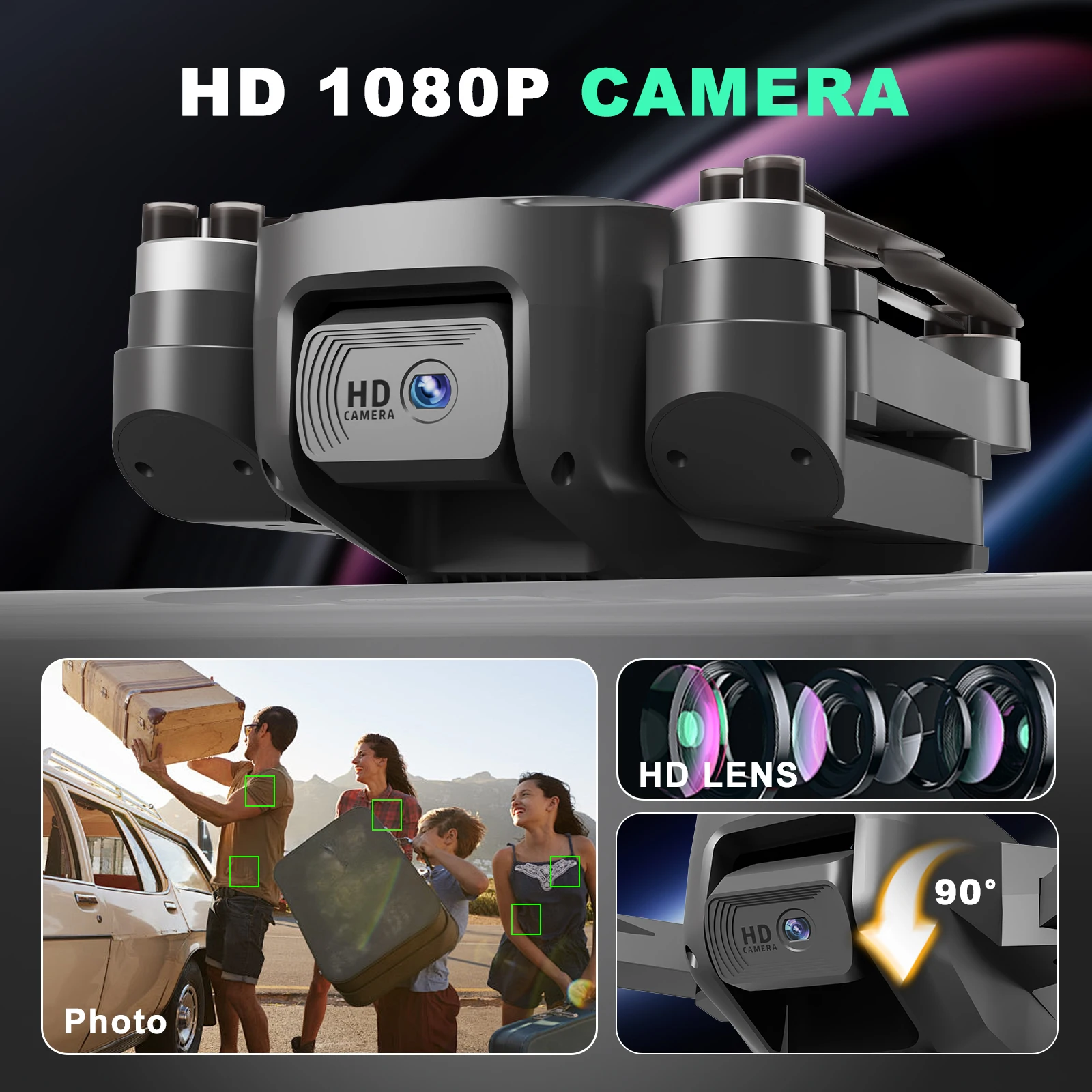 IDEA16 Drone 4K Dual Camera – 5G WiFi, Brushless Motor, 2 Batteries - GloreeWorld - Image 2