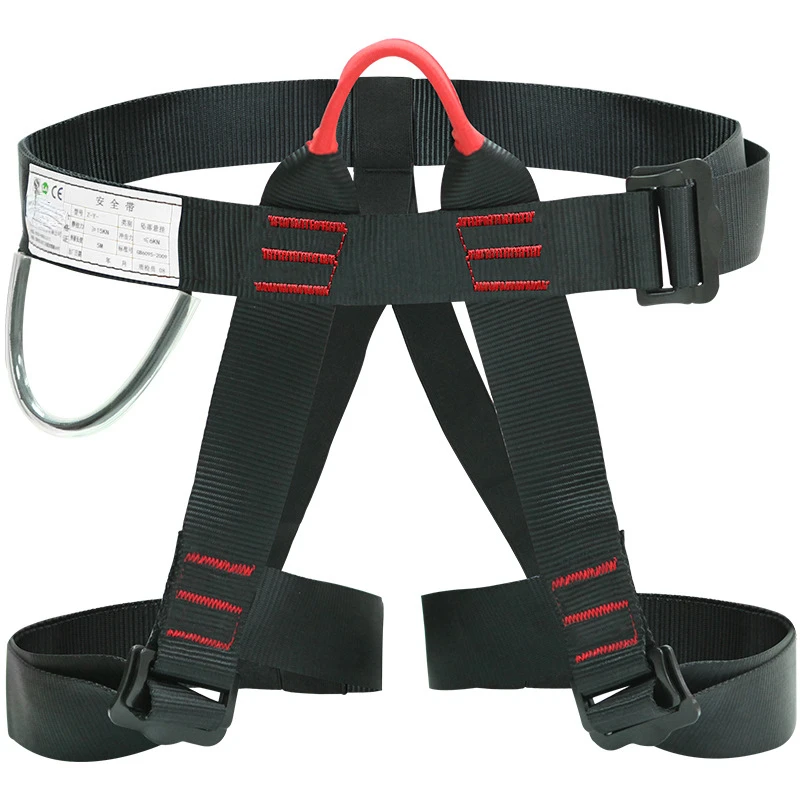 Safety Harness with Lanyard Aerial Work Construction Protection Rock Climbing Outdoor Safety Rope safety harnesses anti fall safety rope set