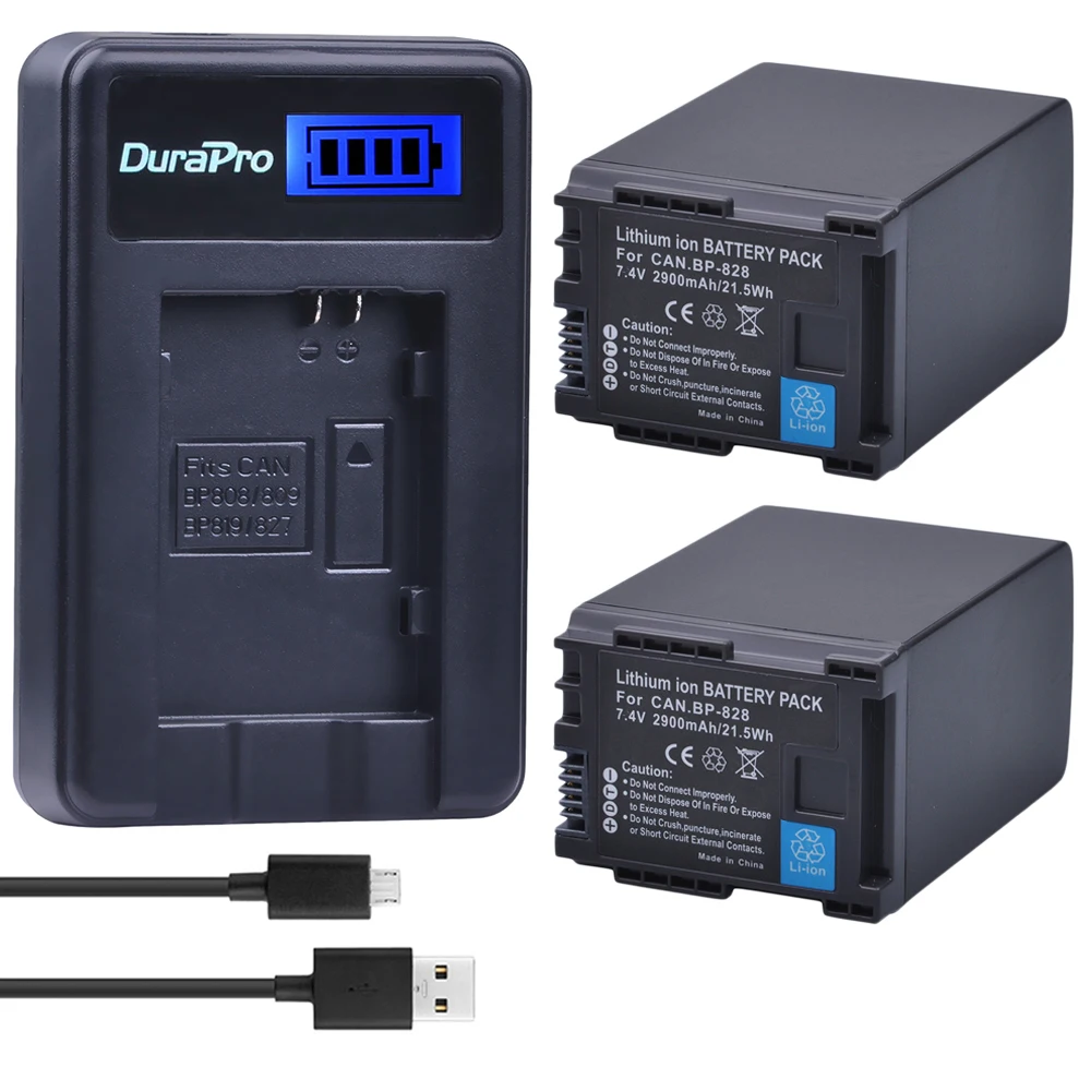 BP-828 Battery for Canon HF G26 G30 G40 G50 G60 G70, XA10, XA11