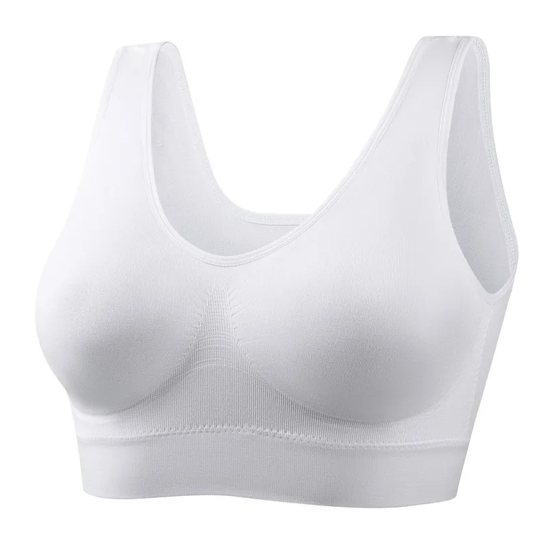 L-XXL Women Seamless Sexy Lace Bra Wireless Beauty Back Lingerie Push Up sports running Bra Cozy Chest tube Top bralette