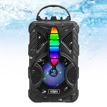5.0 Bluetooth-Compatible Speaker Subwoofer Sound System IPX5 Waterproof Small Speaker Up To 3H Playtime for Home Outdoor Party 1