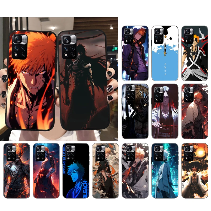 

Phone Case For Xiaomi Redmi Note 12 Pro 11S 11 10 Pro 10S Note 12R 12S 12 ProPlus Redmi 10 9C 12 Bleach Anime Ichigo Kenpachi