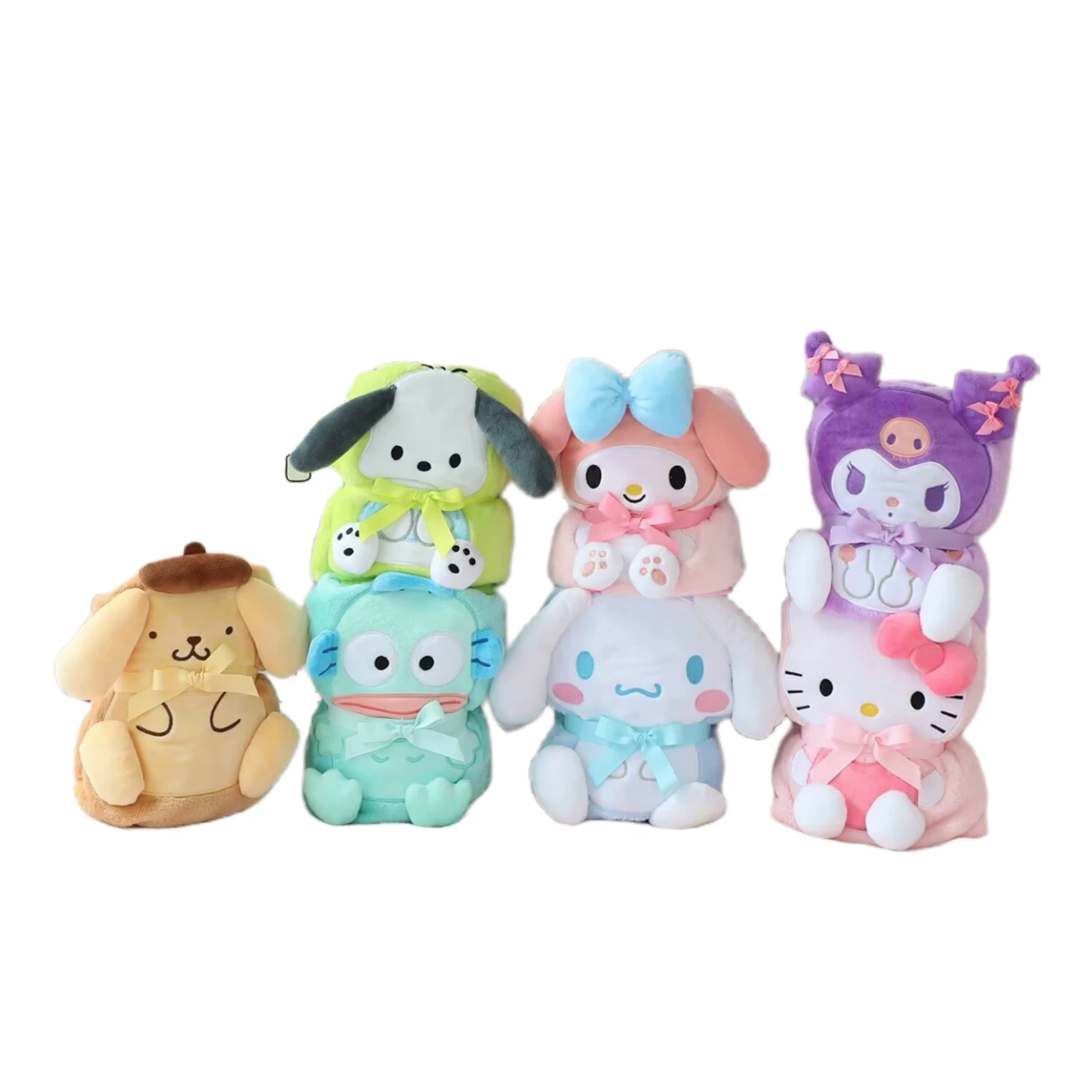 

Sanrio мультфильм аниме My Melody Cinnamoroll плюшевое одеяло милое одеяло для сна Kuromi понравико рождественские подарки для девочки