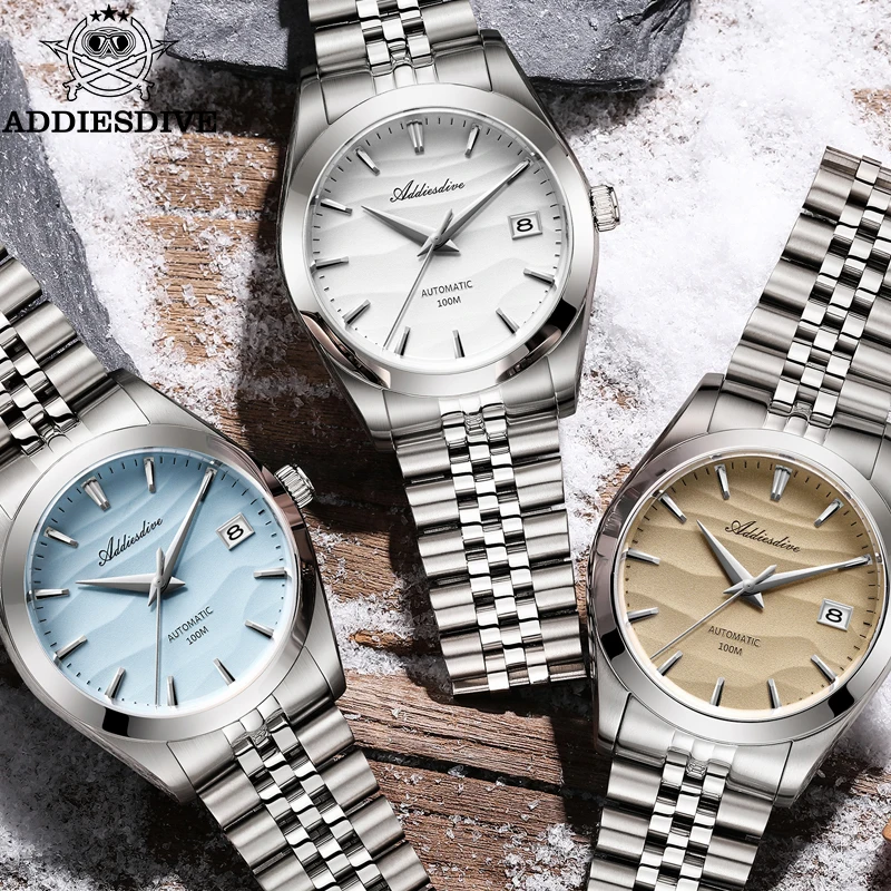 ADDIESDIVE Watch New NH35 Automatic Sapphire Glass 100m