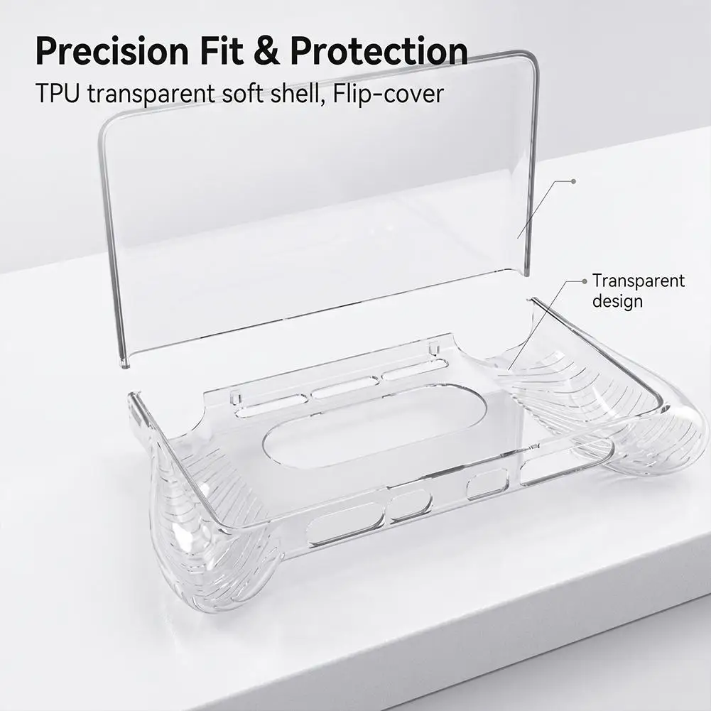 Custodia Protettiva Morbida in TPU Trasparente AYN Thor per Console Portatile, Sottile e Antiscivolo con Tagli Precisi per il Gaming Quotidiano - immagine 5