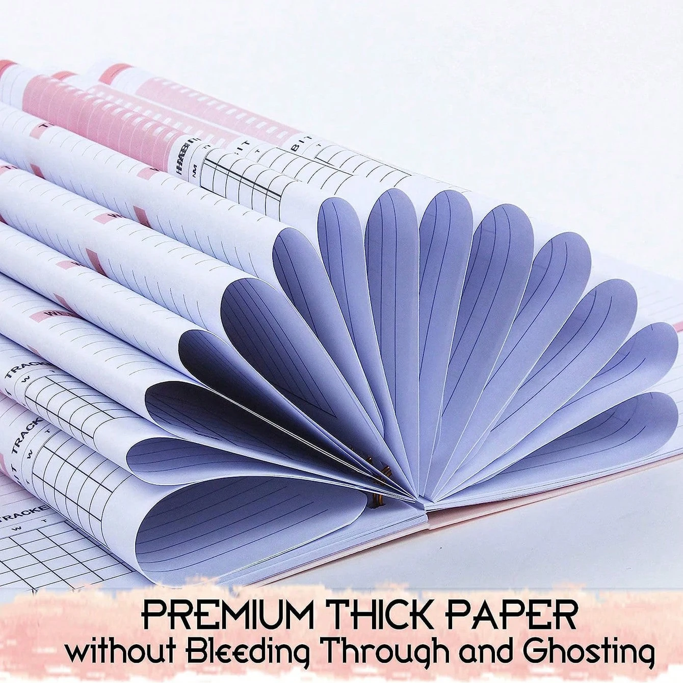 52 주 주간 플래너 노트 A5 날짜가 없는 나선형 일정 일일 학생 일정 저널 문구 사무용품