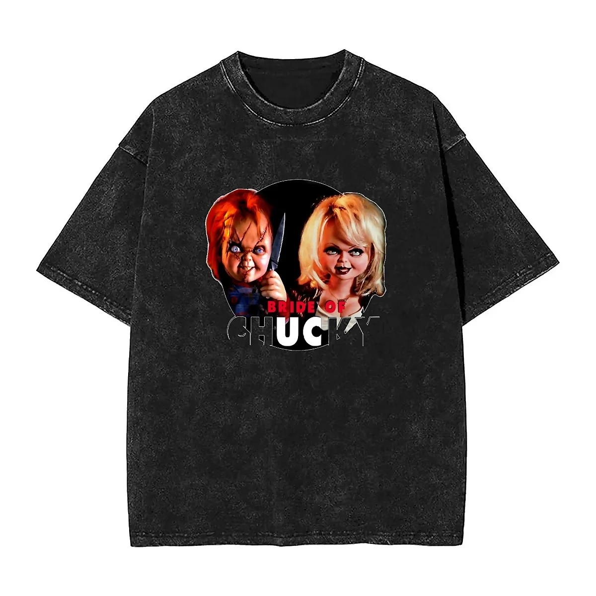 T-Shirt Da Uomo Tiffany E Chucky Poster Magliette Lavate I Bambini Popolari Giocano A Maglietta Estiva Modello Vintage Top In Cotone Regalo