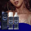 1PCS Radiant Silver Glitter Spray - Instant Holographic Highlight for Hair & Body - Sparkling Shimmer Makeup for Parties 1