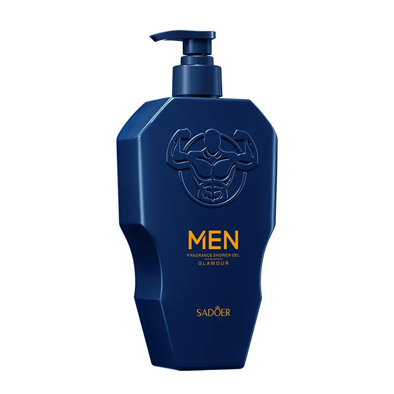 500ML Men's Shower Gel Dense Foam Clean Body Deeply Cleanse Skin Dirt And Oil Leaving Skin Cool Not Tight