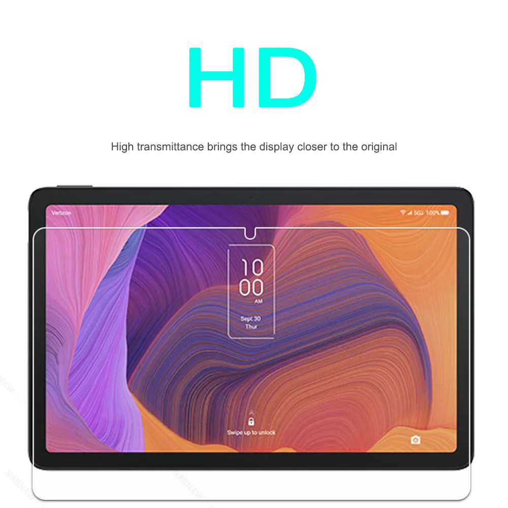 2 Pieces HD Scratch Proof Tempered Glass Screen Protector For TCL Tab 10S 10HD 10L 10 10.1 Tab Pro 5G Max 10.4 TCL NxtPaper 11 5
