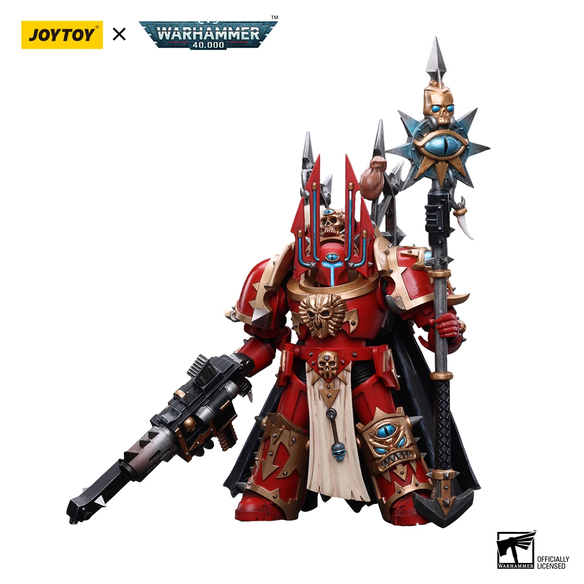 [Disponibile] Joytoy 1/18 Action Figure Anime Chaos Space Marines Crimson Slaughter Witch Lord In Terminator Model Toy Gifts