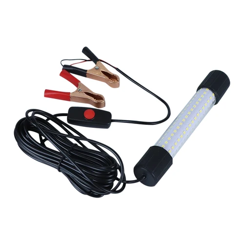 방수 LED 낚시 조명, 수중 낚시 램프, 잠수정 보트 야간 리싱 램프, 오징어 크릴 조명, 13W, DC12V 5