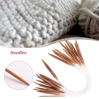 Bamboo Circular Knitting Needle Set 1