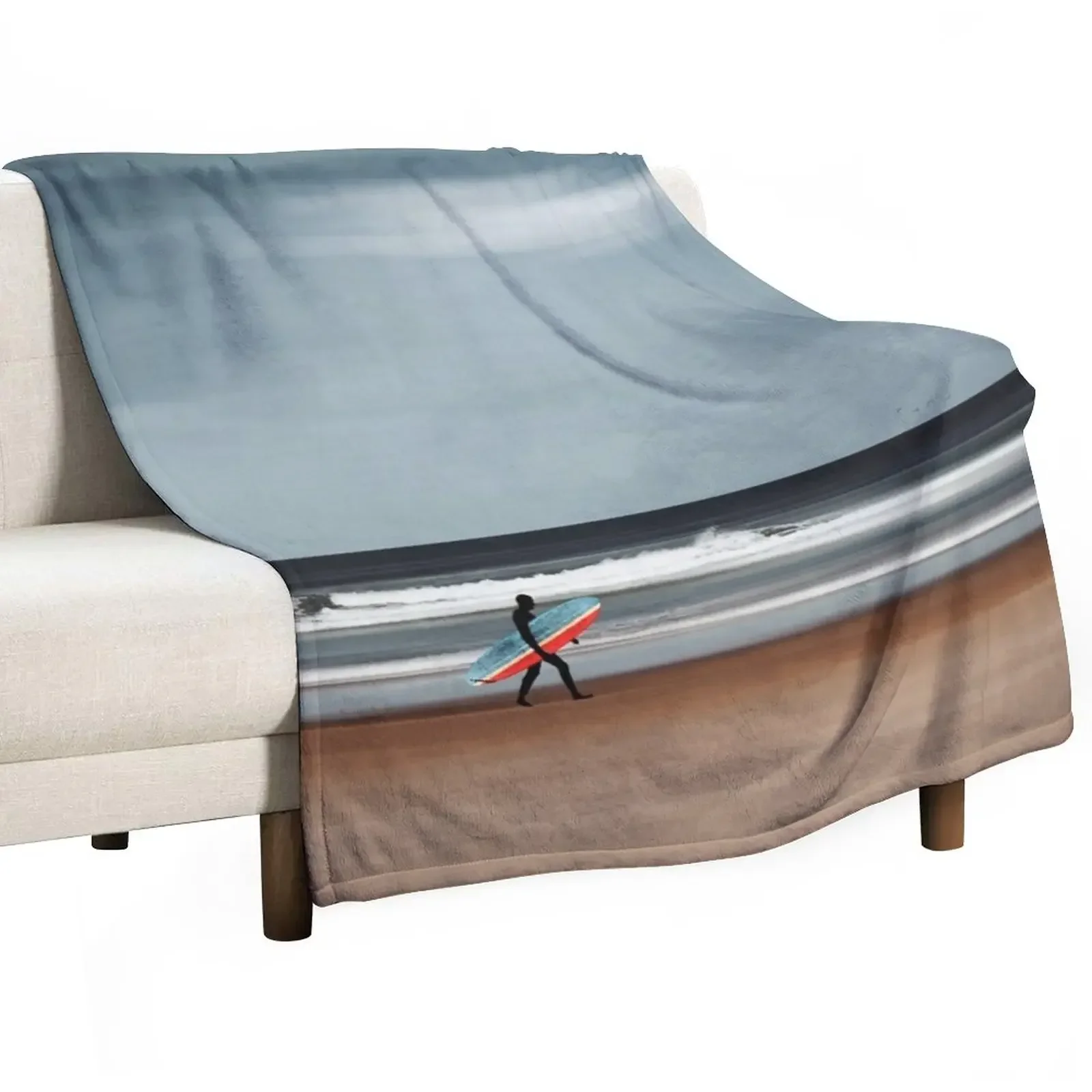 Last Surf of Summer Throw Blanket Furrys Blankets For Sofas Cute Blankets For Baby Blankets